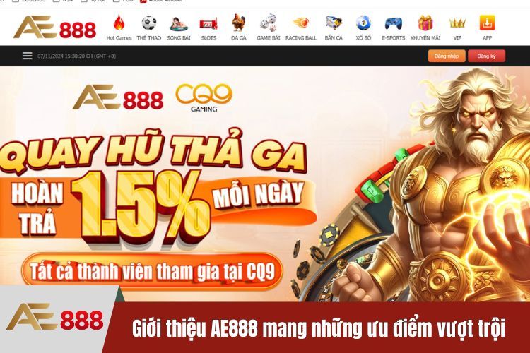 Giới thiệu AE888 mang những ưu điểm vượt trội